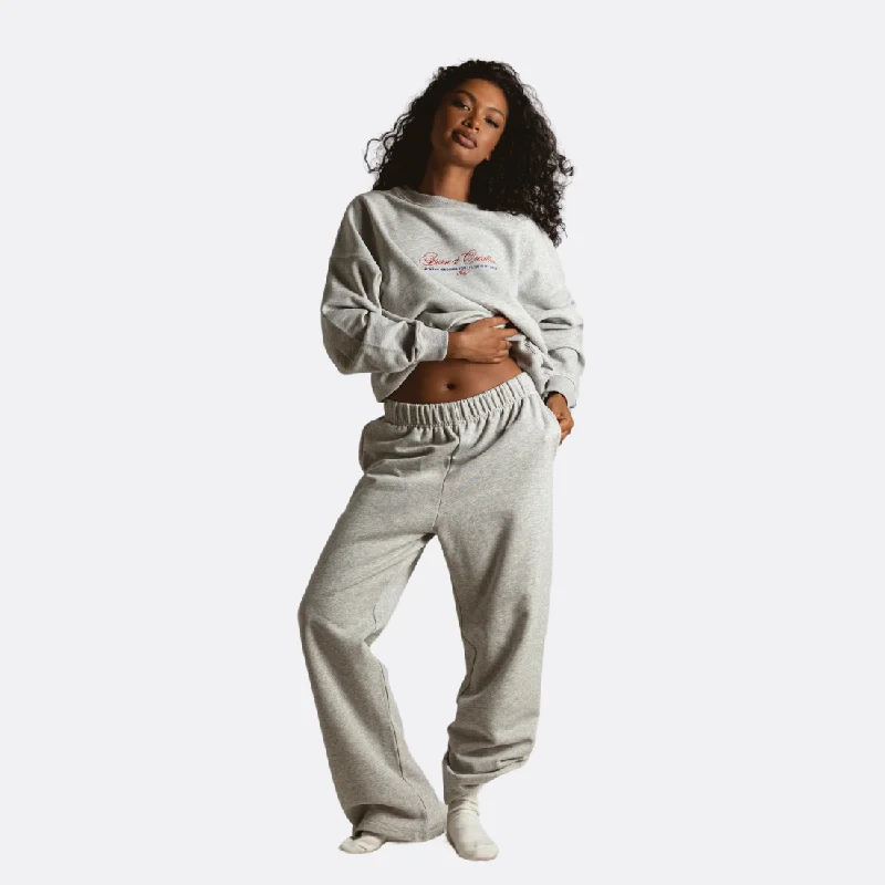 Comfort Zone Tracksuit Pants - Grey Comfortable Denim Trousers