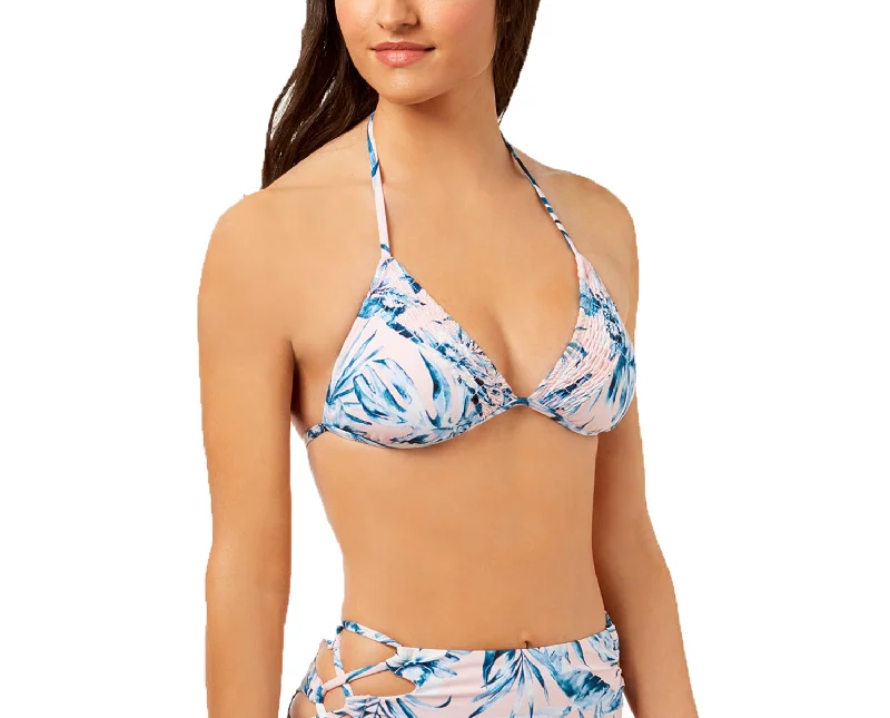 Bar III Womens Tropic Garden Triangle Bikini Top (Lagoon, Medium) Back tie bikini, Sexy, Trendy, Comfortable Bar III Womens Tropic Garden Triangle Bikini Top (Lagoon, Medium) Back tie bikini, Sexy, Trendy, Comfortable
