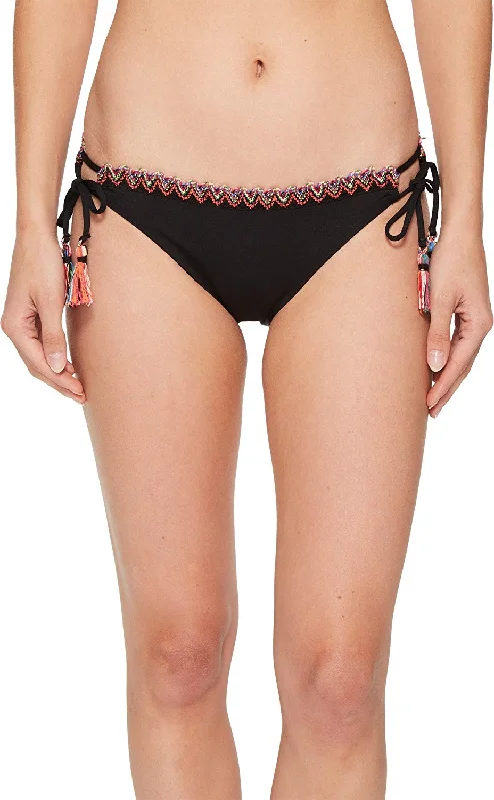 BECCA by Rebecca Virtue Mardi Gras Tie Side Bikini Bottom Back tie bikini, Adjustable, Chic, Trendy BECCA by Rebecca Virtue Mardi Gras Tie Side Bikini Bottom Back tie bikini, Adjustable, Chic, Trendy