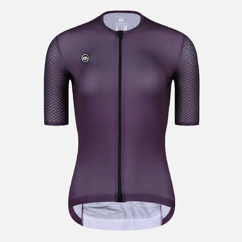 Cycling Jersey Womens LifeStyle Janvier Purple Chic Jersey Tee