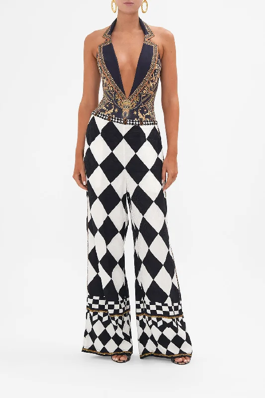 MINIMAL WIDE LEG PANT DUOMO DYNASTY Fashionable Work Pants