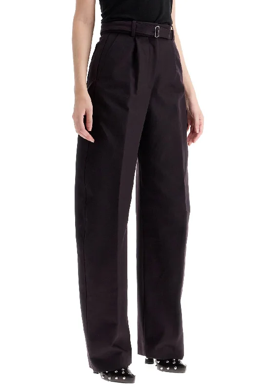 Lanvin Balloon Canvas Pants For A Classic Flared Pants