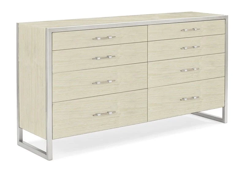 Remix Double Dresser - Sea Pearl, Metallic Silver Tunics Sale discount