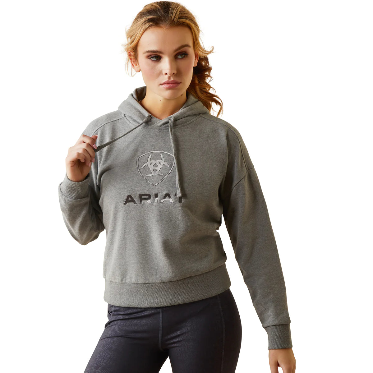 Ariat Women's Just Hoodie Hoodie with Hem Drawcord Adjustable Customizable