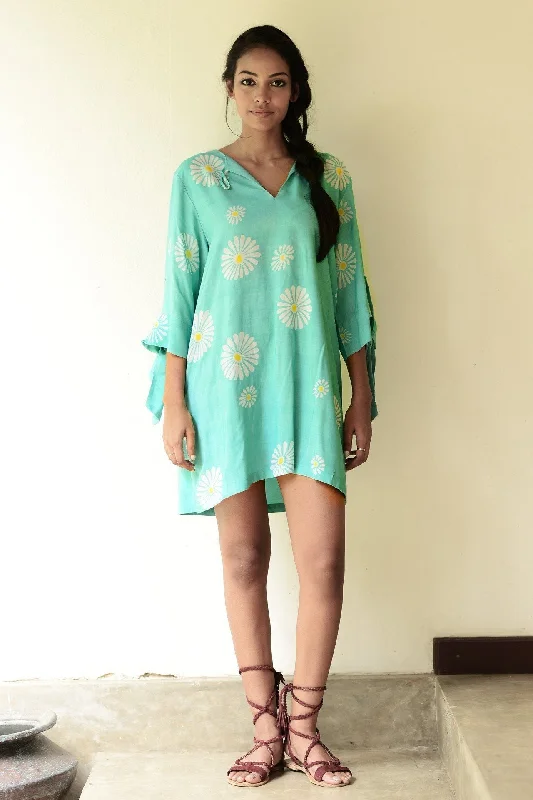 Batik Printed Floral Dress Tunics Sale discount