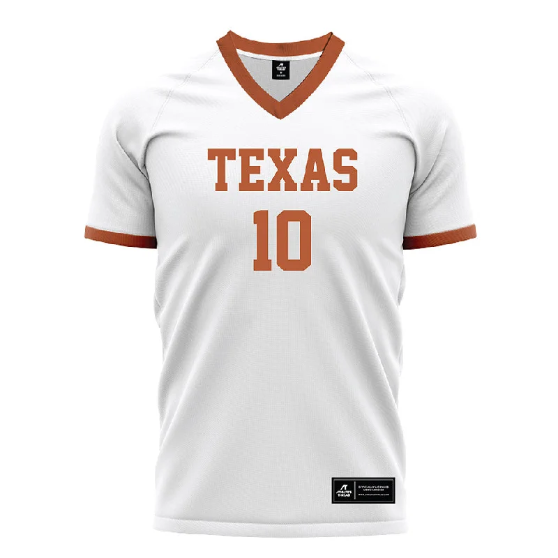 Texas - NCAA Women's Soccer : Lexi Missimo - Soccer Jersey Olive Green Jersey Tee