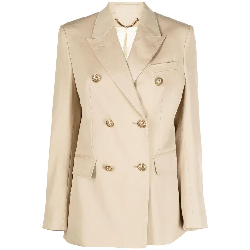 Golden Goose Jackets Beige Rayon Fabric Velvet Fabric Corduroy Fabric
