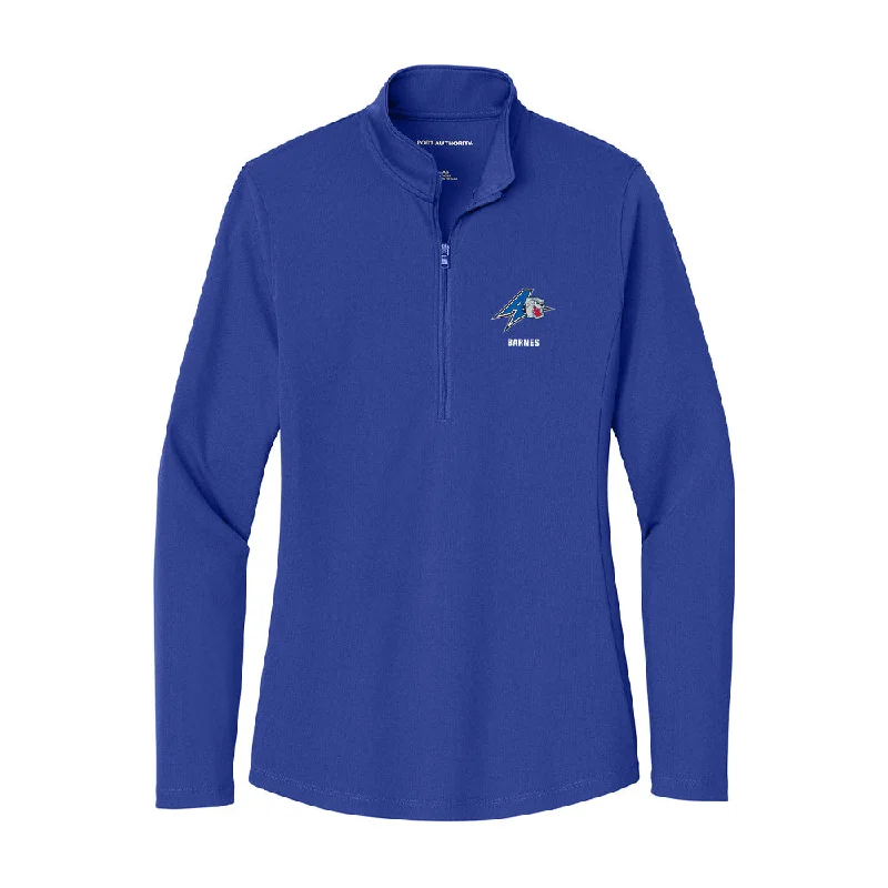 UNC Asheville - NCAA Women's Basketball : Trinity Barnes - Women's Lightweight Quarter Zip Jacket Denim Jacket Leather Jacket Suede Jacket