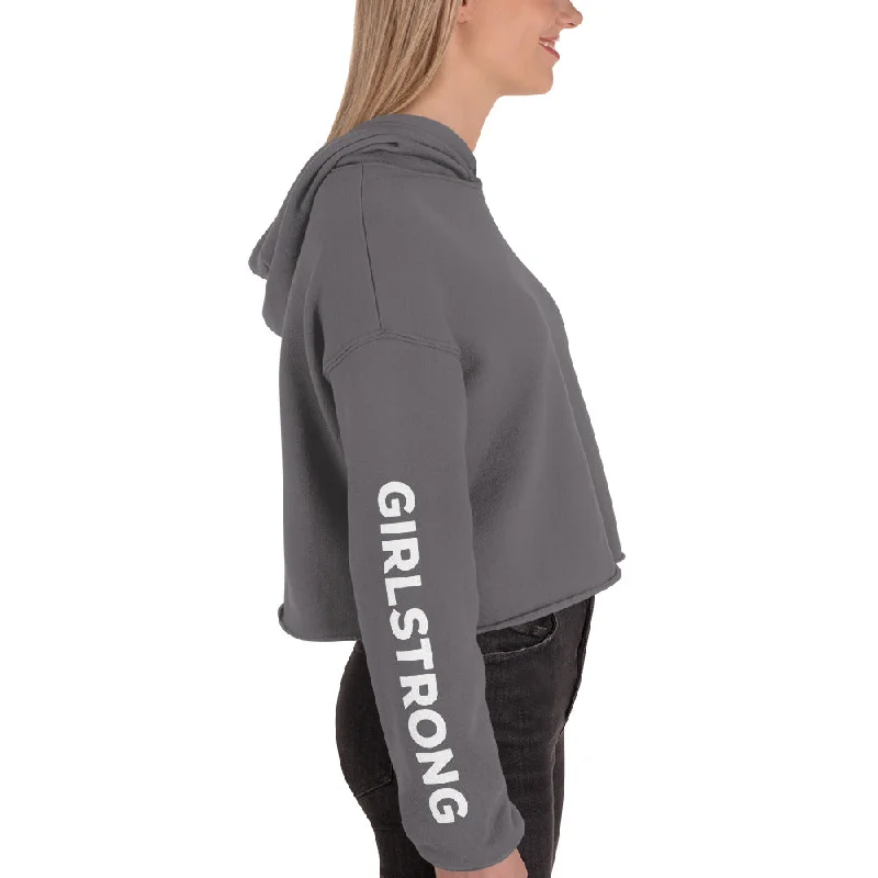 EVERYDAY FLEECE CROPPED HOODIE STORM