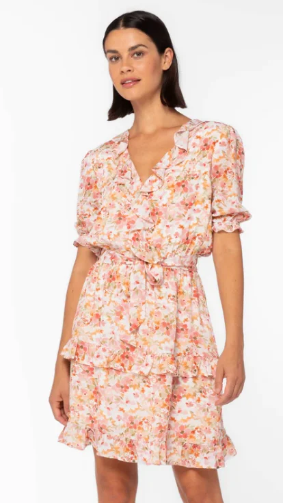 Tara Apple Blossom Floral Print Dress