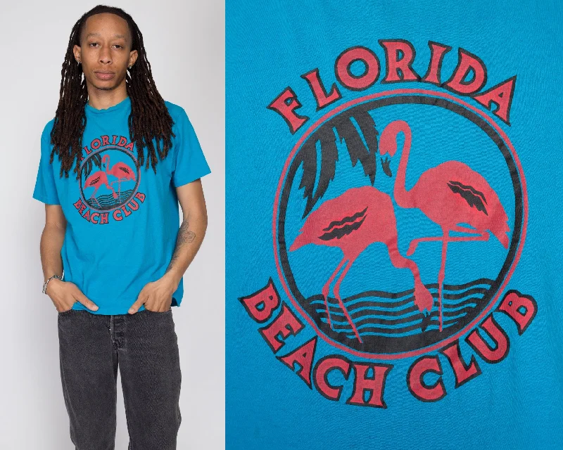 Large 90s Florida Beach Club T Shirt